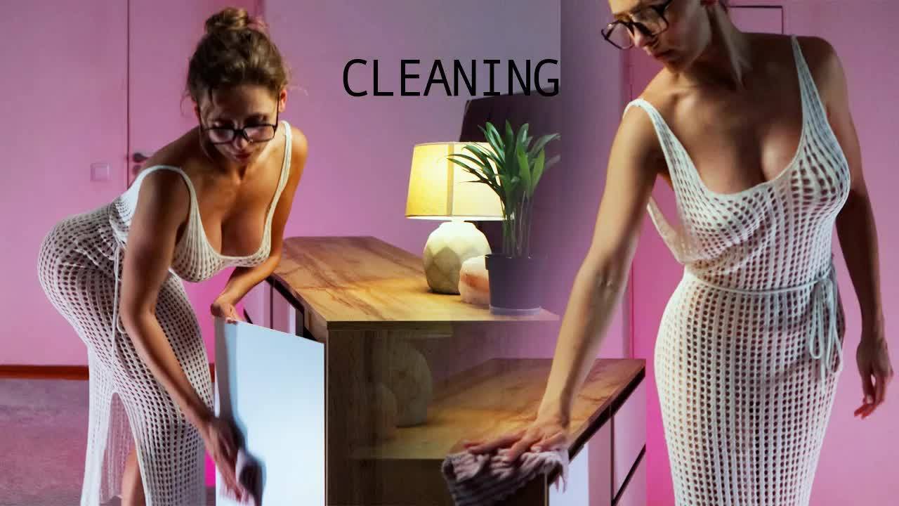 ❤️ Transparent cleaning dresser with Tina in dress смотреть онлайн