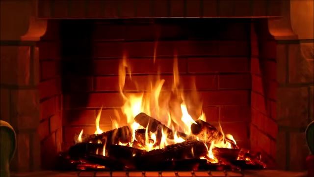 Домашний Камин 30 минут огонь, для романтики и вечеринки Relaxing Fireplace релакс огонь, видео