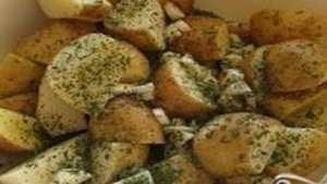 Картофель в рукаве в духовке