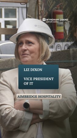 Liz Dixon. Vice president of IT: Aimbridge Hospitality
