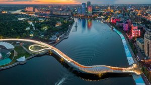 Путешествие по Казахстану Астана Столичный парк культуры и отдыха Мост Атырау