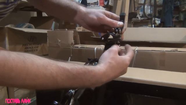 Электросамокат KUGOO C1 PLUS - сборка с нуля из коробки, обзор смотреть онлайн