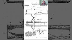 Патент Тоусона 1921 года на дульный тормоз компенсатор, снижающий отдачу ружья.