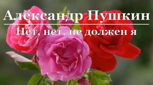 Александр Пушкин - Нет, нет, не должен я