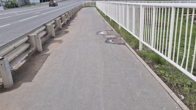 Проход по мосту в Кирове легкая прогулка Кеглямарш