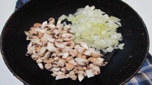 Картофельное пюре с шампиньонами