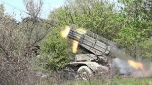 На Краснолиманском направлении спецоперации артиллеристы уничтожили опорный пункт ВСУ