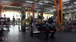 Жим лёжа в 56 лет. К силе через массу. Мц6. Д1.