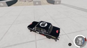 Испытание ралли кара в нереальном бездорожье в BeamNG Drive