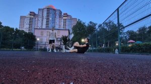Растяжка на улице ч. 2 с Растяжка до и после тренировки