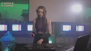 TASHA STORM 🌪 High-energy TECHNO mix 📺 Cinematic Retro Video [ Melodic  Peak Time   Minimal Techno