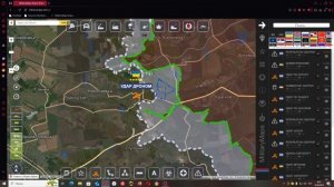 Обзор карты боевых действий Militarymaps Война на Украине за 15 июня 2025 года