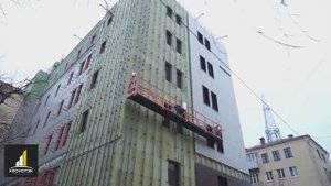 Монтаж вентилируемого фасада на ул. Хавская — портфолио компании "Кронотэк"