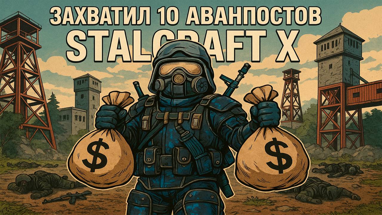ЗАХВАТИЛ 10 АВАНПОСТОВ в STALCRAFT X! ЛУЧШИЙ ЗАРАБОТОК!