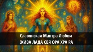 Славянская Мантра Любви ЖИВА ЛАДА СВЯ ОРА ХРА РА