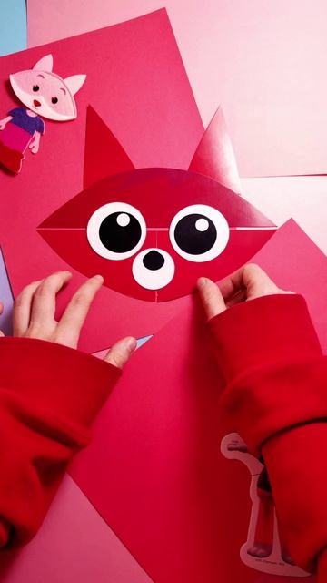 Сделаем Лисёнка Айяяй вместе ✂️🦊 аппликация для детей! — Цветняшки — head shoulders knees and toes
