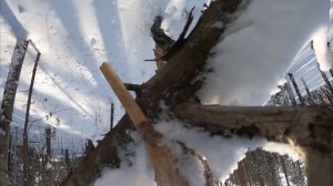 7 ПРОСТЫХ СОВЕТОВ ДЛЯ ЛЕСА - Ночь в ЗИМНЕМ лесу БЕЗ ПАЛАТКИ, КОСТЕР УКРЫТИЕ СВОИМИ РУКАМИ - Бушкрафт