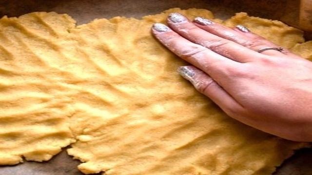 Черничный пирог с творогом