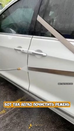 Вот так легко почистить ремень 😱