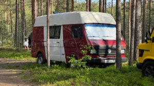 Еду на фестиваль HELLO CAMPER Лен. Обл. 06.07.2025 г. Фольксваген LT28 1 поколения