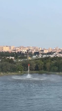 Сильный пожар в Киеве