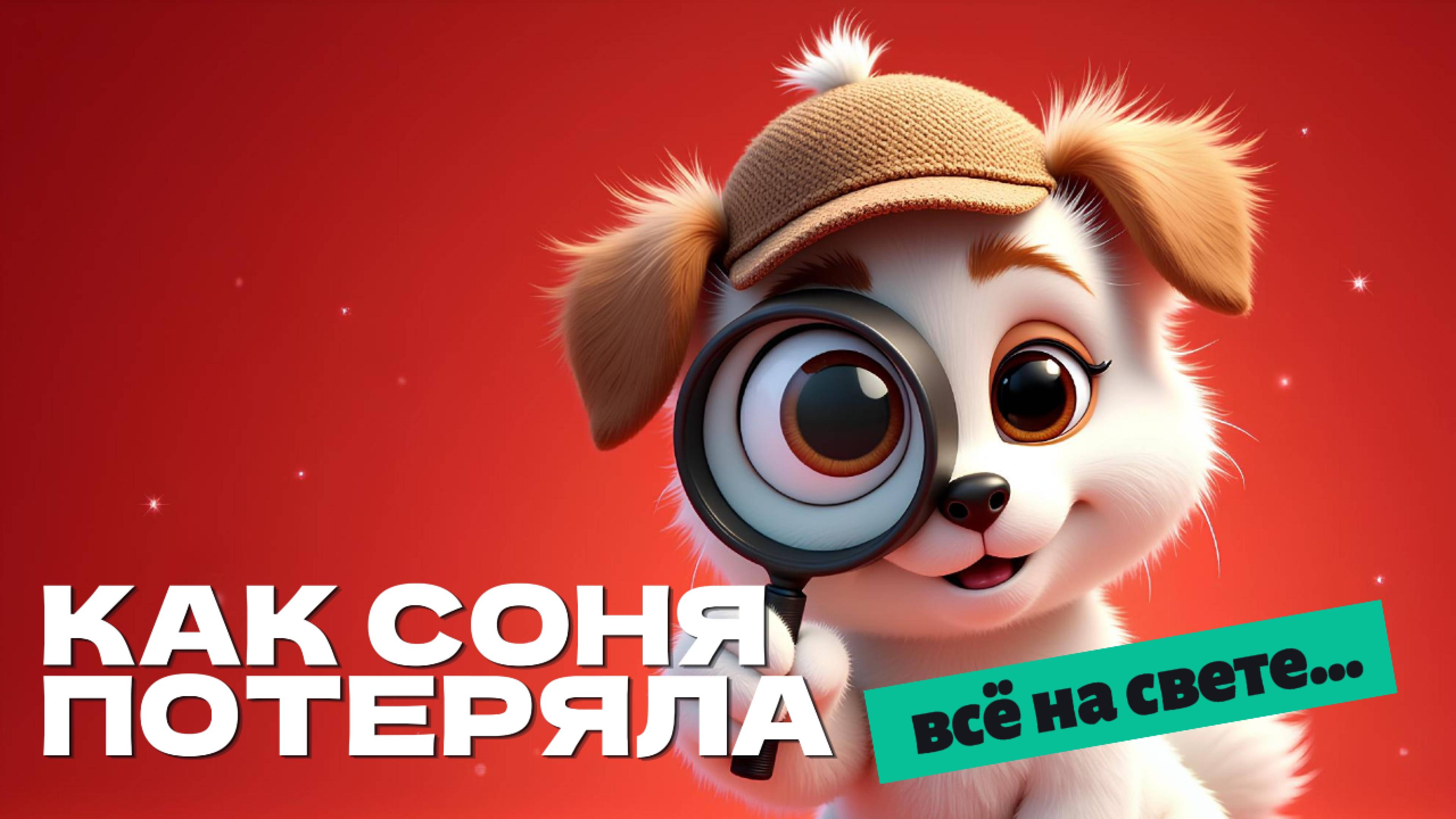 Как Соня потеряла всё на свете — мультфильм о приключениях умной собачки Сони🐶💼