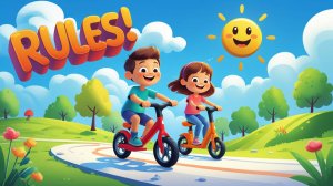 🚲 Велобег и Самокат — Учим Правила 🚦 | Видео для детей 3–6 лет | #самокат #велобег #детский