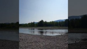 Иду от Усть-Омчуга к слиянию рек Омчуг и Детрин.