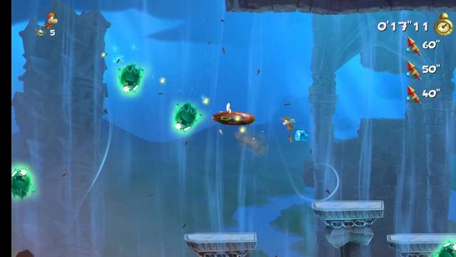 Rayman Legends. 14. Этап Как пристрелить дракона. Забег