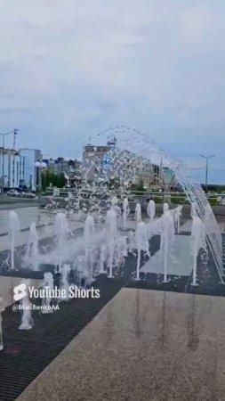 Фонтан за полярным кругом. Ямало-Ненецкий АО Лабытнанги.2025 ЖизньСеверян