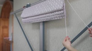 Римская штора «Уно One Touch». Новинка со скрытым инновационным механизмом.