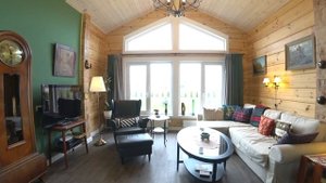 Обзор дома из клееного бруса по проекту Каунас от Дом Эксклюзив