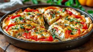 Тортилья с творожной начинкой