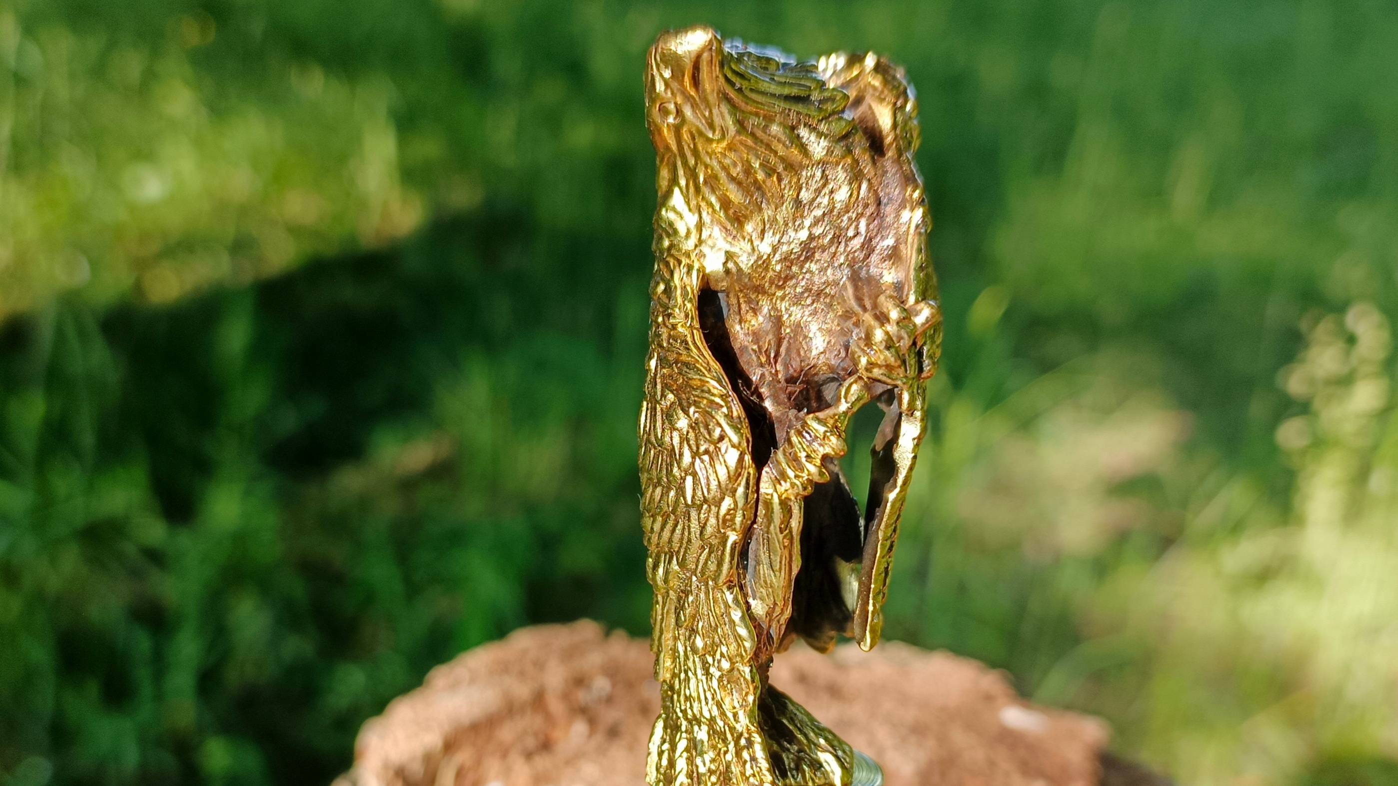 Декоративная пробка Орёл  из бронзы с полировкой!