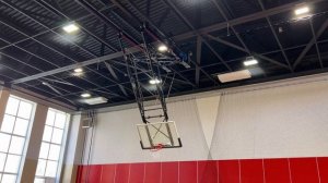 Щит баскетбольный со складной фермой на электроприводе СТ-191 | Спортивные Технологии