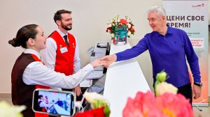 Собянин открыл обновленный центр госуслуг «Мои документы» в районе Аэропорт