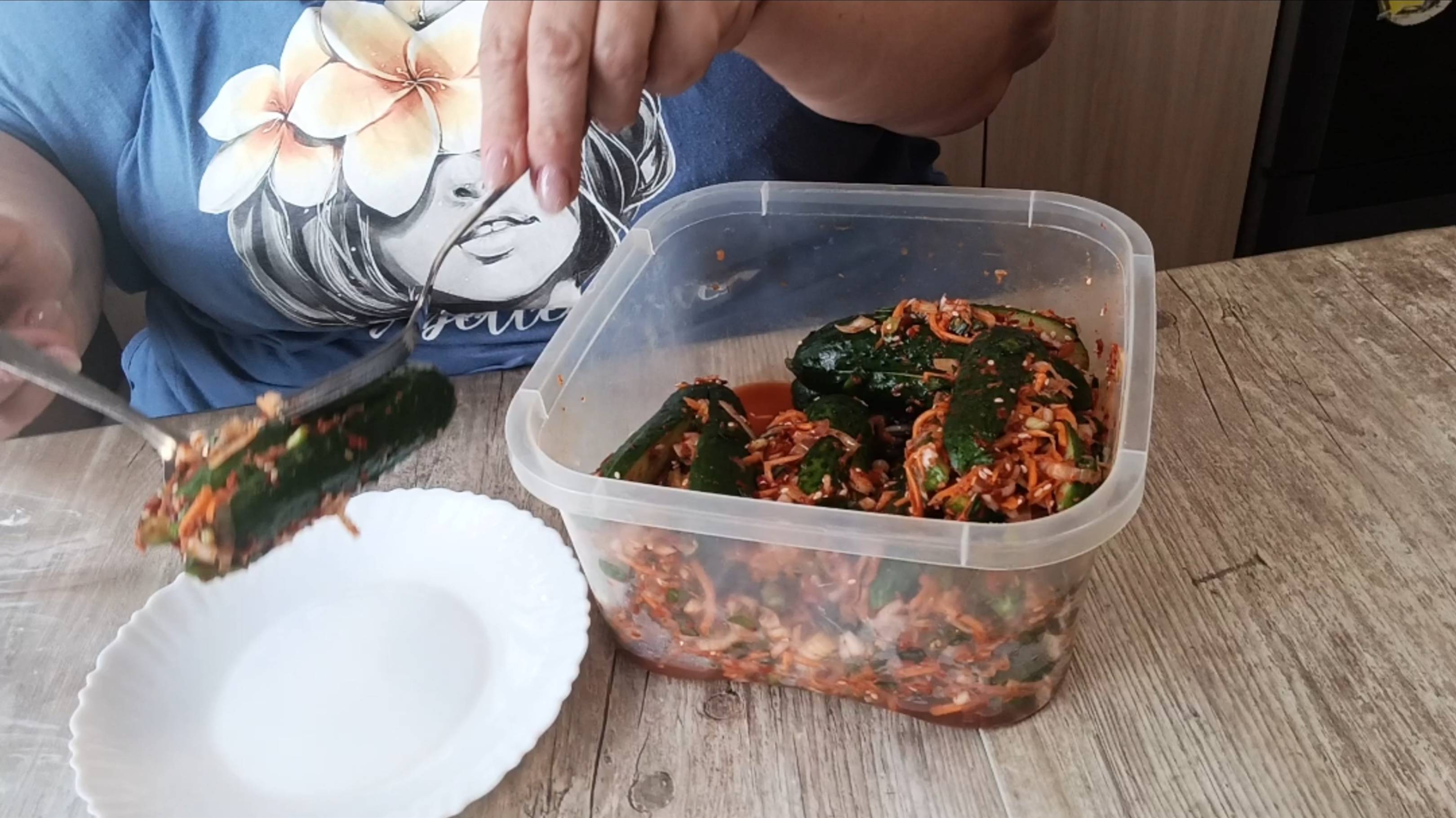ОЧЕНЬ ВКУСНОЕ КИМЧИ ИЗ ОГУРЦОВ Эти огурчики улетают со стола