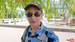 Оперный театр Днепропетровска, фонтан Муза и красавица Пальмира