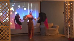 "Ветер в саду орхидей". Выступление на празднике в стиле "Китайский Новый Год".