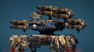 War Robots Ravager. Робот как для защиты, так и для атаки.