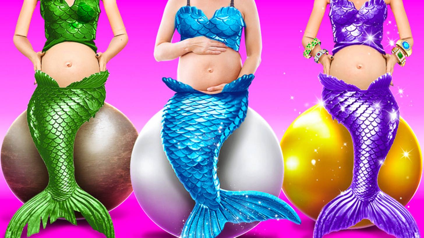 🧜♀️Русалка беременна?! Хитрые лайфхаки, в которые сложно поверить!
