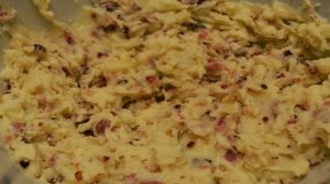 Картофельное пюре с ветчиной