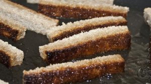 Гренки ржаные с чесноком