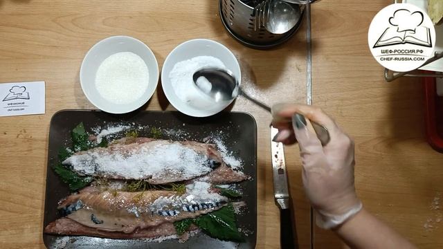 Вкусная скумбрия домашнего посола
