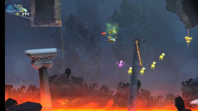 Rayman Legends. 13. Этап Как пристрелить дракона