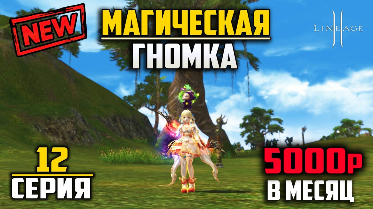 Забустился на 450ккк! 12 Серия. Гномка на минимальном донате в Lineage 2.