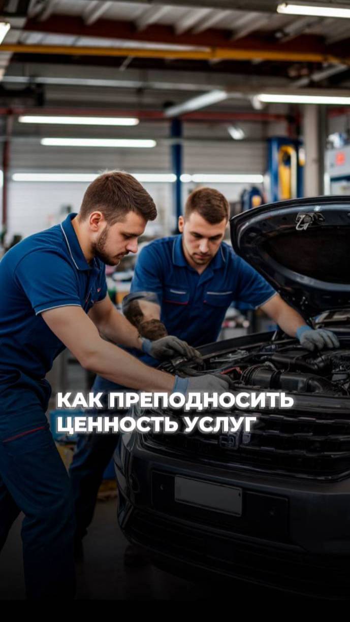 Как преподносить ценность услуг в автосервисе