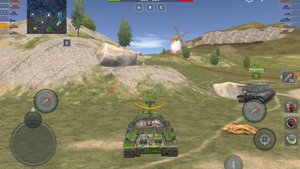 играем в Tanks Blitz с другом из клана