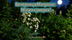 Аромат ночи: Вечерница Матроны!😍