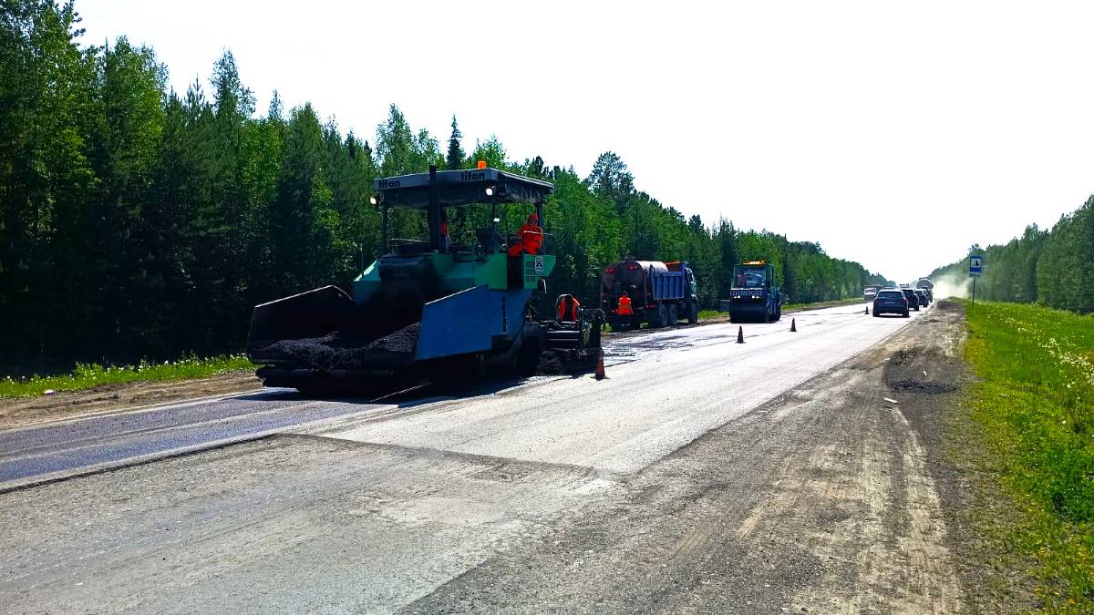 «Северавтодор» вернулся к содержанию трассы Тюмень - Тобольск - Ханты-Мансийск